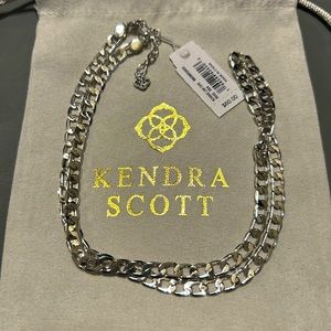 Kendra Scott Ronnie Silver Chain NWT